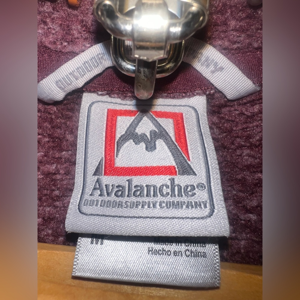 Avalanche Raspberry Color Quarter Zip Sweater Siz… - image 5